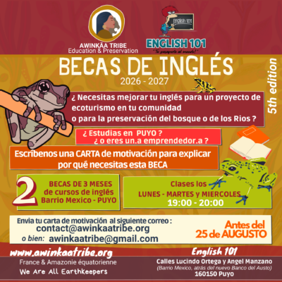 Beca Bourse Awinkaa Tribe english 101 Amazonie Puyo edition5 Beca-Bourse-Awinkaa-Tribe-english-101-Amazonie-Puyo-edition5